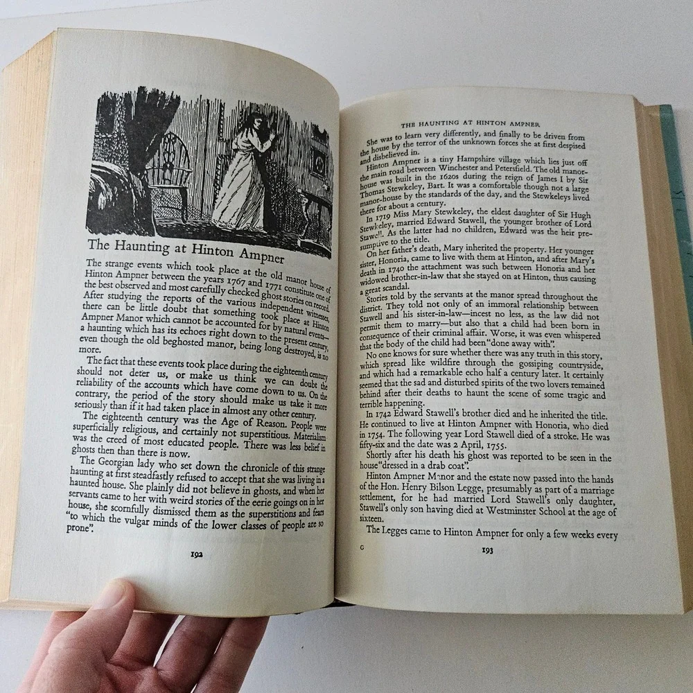 50 Greatest Ghost Stories by John Canning 1971 Hardcover DJ Book